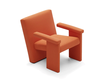 AGETTI - Fabric easy chair with armrests by La Cividina - view 2